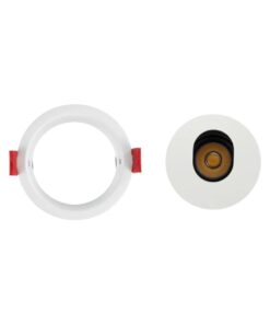 kelvo® ASYMMETRICAL KLV-101-0131 Χωνευτό Φωτιστικό Downlight Σποτ LED 7W 840lm 15°x30° AC 220-240V IP20 Θερμό Λευκό 2700K – Bridgelux COB Chip & TÜV SÜD Driver – Λευκό Ματ – Μ8.3 x Π8.3 x Υ8.2cm / Q7.3cm – 5 Χρόνια Εγγύηση