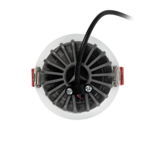 kelvo® PINADO KLV-101-0129 Χωνευτό Φωτιστικό Downlight Σποτ LED 7W 875lm 15° AC 220-240V IP20 Φυσικό Λευκό 4500K – Bridgelux COB Chip & TÜV SÜD Driver – Λευκό Ματ – Μ8.3 x Π8.3 x Υ8.2cm / Q7.3cm – 5 Χρόνια Εγγύηση