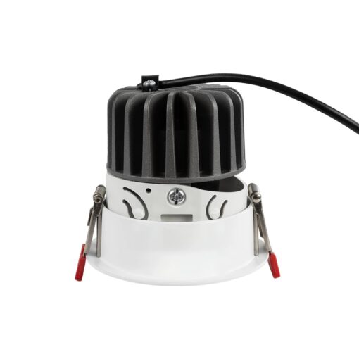 kelvo® PINADO KLV-101-0129 Χωνευτό Φωτιστικό Downlight Σποτ LED 7W 875lm 15° AC 220-240V IP20 Φυσικό Λευκό 4500K – Bridgelux COB Chip & TÜV SÜD Driver – Λευκό Ματ – Μ8.3 x Π8.3 x Υ8.2cm / Q7.3cm – 5 Χρόνια Εγγύηση