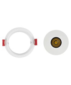 kelvo® PINADO KLV-101-0129 Χωνευτό Φωτιστικό Downlight Σποτ LED 7W 875lm 15° AC 220-240V IP20 Φυσικό Λευκό 4500K – Bridgelux COB Chip & TÜV SÜD Driver – Λευκό Ματ – Μ8.3 x Π8.3 x Υ8.2cm / Q7.3cm – 5 Χρόνια Εγγύηση