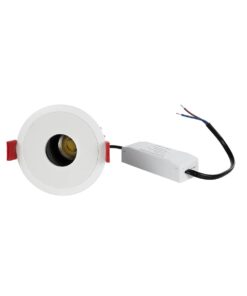 kelvo® PINADO KLV-101-0129 Χωνευτό Φωτιστικό Downlight Σποτ LED 7W 875lm 15° AC 220-240V IP20 Φυσικό Λευκό 4500K – Bridgelux COB Chip & TÜV SÜD Driver – Λευκό Ματ – Μ8.3 x Π8.3 x Υ8.2cm / Q7.3cm – 5 Χρόνια Εγγύηση