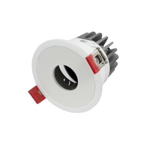 kelvo® PINADO KLV-101-0127 Χωνευτό Φωτιστικό Downlight Σποτ LED 7W 840lm 15° AC 220-240V IP20 Θερμό Λευκό 2700K – Bridgelux COB Chip & TÜV SÜD Driver – Λευκό Ματ – Μ8.3 x Π8.3 x Υ8.2cm / Q7.3cm – 5 Χρόνια Εγγύηση