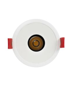 kelvo® PINADO KLV-101-0127 Χωνευτό Φωτιστικό Downlight Σποτ LED 7W 840lm 15° AC 220-240V IP20 Θερμό Λευκό 2700K – Bridgelux COB Chip & TÜV SÜD Driver – Λευκό Ματ – Μ8.3 x Π8.3 x Υ8.2cm / Q7.3cm – 5 Χρόνια Εγγύηση