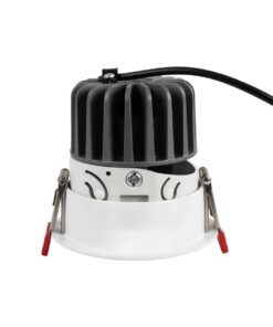 kelvo® PINADO KLV-101-0127 Χωνευτό Φωτιστικό Downlight Σποτ LED 7W 840lm 15° AC 220-240V IP20 Θερμό Λευκό 2700K – Bridgelux COB Chip & TÜV SÜD Driver – Λευκό Ματ – Μ8.3 x Π8.3 x Υ8.2cm / Q7.3cm – 5 Χρόνια Εγγύηση