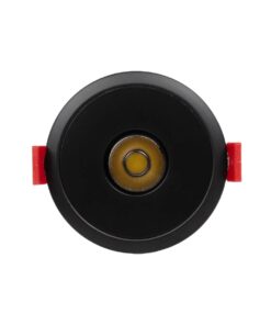 kelvo® PINADO KLV-101-0128 Χωνευτό Φωτιστικό Downlight Σποτ LED 7W 875lm 15° AC 220-240V IP20 Φυσικό Λευκό 4500K – Bridgelux COB Chip & TÜV SÜD Driver – Μαύρο Ματ – Μ8.3 x Π8.3 x Υ8.2cm / Q7.3cm – 5 Χρόνια Εγγύηση