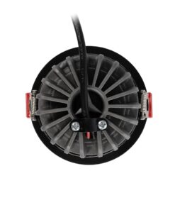 kelvo® PINADO KLV-101-0128 Χωνευτό Φωτιστικό Downlight Σποτ LED 7W 875lm 15° AC 220-240V IP20 Φυσικό Λευκό 4500K – Bridgelux COB Chip & TÜV SÜD Driver – Μαύρο Ματ – Μ8.3 x Π8.3 x Υ8.2cm / Q7.3cm – 5 Χρόνια Εγγύηση