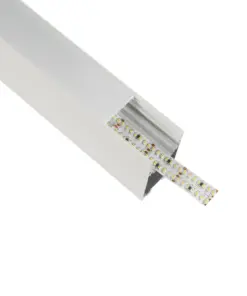 GLOBOSTAR® ALP-LINEAR LUMILINE 61763-3M Επιφανειακό / Κρεμαστό / Επιτοίχιο Προφίλ Αλουμινίου με Λευκό Γαλακτερό Πατητό Κάλυμμα για Ταινίες LED IP20 - Λευκό Ματ - Μ300 x Π3.5 x Υ7cm