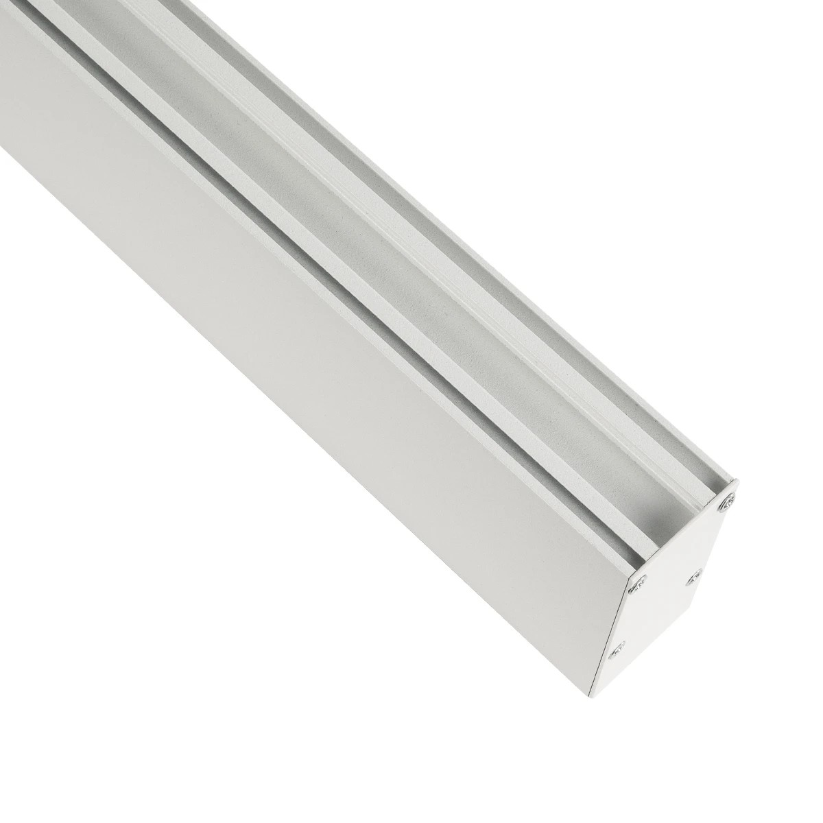 GLOBOSTAR® ALP-LINEAR LUMILINE 61763-3M Επιφανειακό / Κρεμαστό / Επιτοίχιο Προφίλ Αλουμινίου με Λευκό Γαλακτερό Πατητό Κάλυμμα για Ταινίες LED IP20 - Λευκό Ματ - Μ300 x Π3.5 x Υ7cm - Image 5
