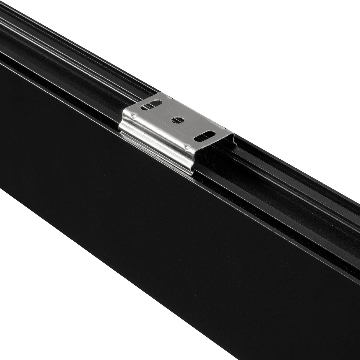 GLOBOSTAR® ALP-LINEAR LUMILINE 61764-3M Επιφανειακό / Κρεμαστό / Επιτοίχιο Προφίλ Αλουμινίου με Λευκό Γαλακτερό Πατητό Κάλυμμα για Ταινίες LED IP20 - Μαύρο Ματ - Μ300 x Π3.5 x Υ7cm - Image 6