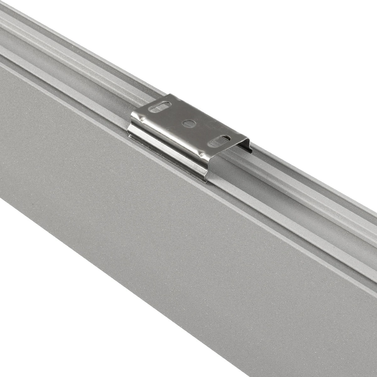 GLOBOSTAR® ALP-LINEAR LUMILINE 61765-3M Επιφανειακό / Κρεμαστό / Επιτοίχιο Προφίλ Αλουμινίου με Λευκό Γαλακτερό Πατητό Κάλυμμα για Ταινίες LED IP20 - Γκρι Ανθρακί Ματ - Μ300 x Π3.5 x Υ7cm - Image 6