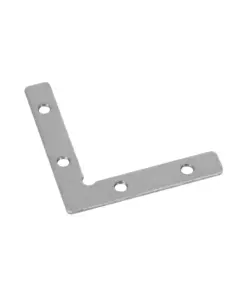 GLOBOSTAR® LUMILINE 61783 Σύνδεσμος Γ Επέκτασης Προφίλ Αλουμινίου - Ασημί - Μ4.6 x Π0.8 x Υ4.6cm