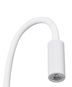 GLOBOSTAR® GOOSE 61688 Μοντέρνο Φωτιστικό Τοίχου – Απλίκα Ξενοδοχείου Reading Light LED 3W 300lm 36° AC 220-240V IP20 Θερμό Λευκό 2700K – CREE XPE Chip & TÜV SÜD Driver – Λευκό Ματ – Μ6.5 x Π15 x Υ24.5cm – 3 Χρόνια Εγγύηση