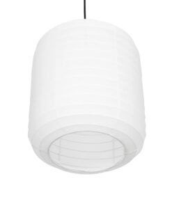 GLOBOSTAR® ROMINA 62000 Μοντέρνο Κρεμαστό Φωτιστικό Οροφής με Ντουί 1 x E27 AC 220-240V IP20 – Λευκό – Μ30 x Π30 x Υ37cm