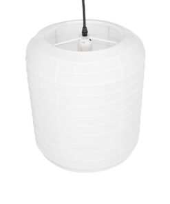 GLOBOSTAR® ROMINA 62000 Μοντέρνο Κρεμαστό Φωτιστικό Οροφής με Ντουί 1 x E27 AC 220-240V IP20 – Λευκό – Μ30 x Π30 x Υ37cm