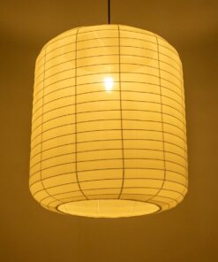 GLOBOSTAR® ROMINA 62001 Μοντέρνο Κρεμαστό Φωτιστικό Οροφής με Ντουί 1 x E27 AC 220-240V IP20 – Λευκό – Μ60 x Π60 x Υ65cm