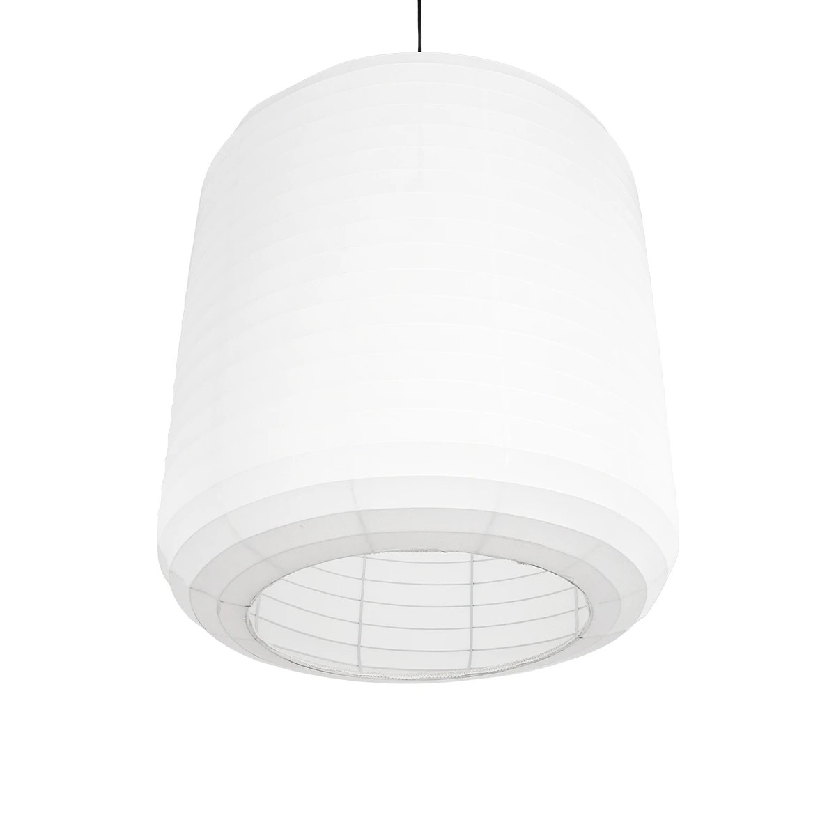 GLOBOSTAR® ROMINA 62001 Μοντέρνο Κρεμαστό Φωτιστικό Οροφής με Ντουί 1 x E27 AC 220-240V IP20 – Λευκό – Μ60 x Π60 x Υ65cm
