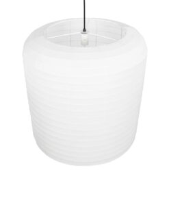GLOBOSTAR® ROMINA 62001 Μοντέρνο Κρεμαστό Φωτιστικό Οροφής με Ντουί 1 x E27 AC 220-240V IP20 – Λευκό – Μ60 x Π60 x Υ65cm