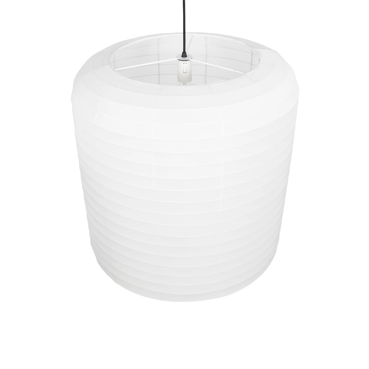 GLOBOSTAR® ROMINA 62001 Μοντέρνο Κρεμαστό Φωτιστικό Οροφής με Ντουί 1 x E27 AC 220-240V IP20 – Λευκό – Μ60 x Π60 x Υ65cm
