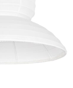 GLOBOSTAR® ROMINA 62002 Μοντέρνο Κρεμαστό Φωτιστικό Οροφής με Ντουί 1 x E27 AC 220-240V IP20 – Λευκό – Μ40 x Π40 x Υ42.5cm