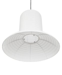GLOBOSTAR® ROMINA 62003 Μοντέρνο Κρεμαστό Φωτιστικό Οροφής με Ντουί 1 x E27 AC 220-240V IP20 – Λευκό – Μ60 x Π60 x Υ51cm