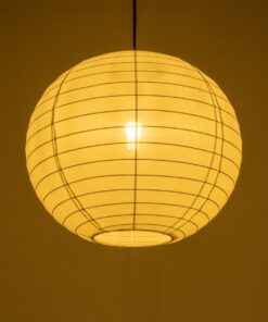 GLOBOSTAR® ROMINA 62004 Μοντέρνο Κρεμαστό Φωτιστικό Οροφής με Ντουί 1 x E27 AC 220-240V IP20 – Λευκό – Μ40 x Π40 x Υ37cm