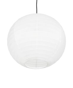 GLOBOSTAR® ROMINA 62004 Μοντέρνο Κρεμαστό Φωτιστικό Οροφής με Ντουί 1 x E27 AC 220-240V IP20 – Λευκό – Μ40 x Π40 x Υ37cm