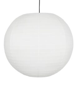 GLOBOSTAR® ROMINA 62005 Μοντέρνο Κρεμαστό Φωτιστικό Οροφής με Ντουί 1 x E27 AC 220-240V IP20 – Λευκό – Μ60 x Π60 x Υ55cm