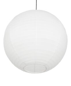 GLOBOSTAR® ROMINA 62005 Μοντέρνο Κρεμαστό Φωτιστικό Οροφής με Ντουί 1 x E27 AC 220-240V IP20 – Λευκό – Μ60 x Π60 x Υ55cm