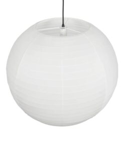 GLOBOSTAR® ROMINA 62005 Μοντέρνο Κρεμαστό Φωτιστικό Οροφής με Ντουί 1 x E27 AC 220-240V IP20 – Λευκό – Μ60 x Π60 x Υ55cm