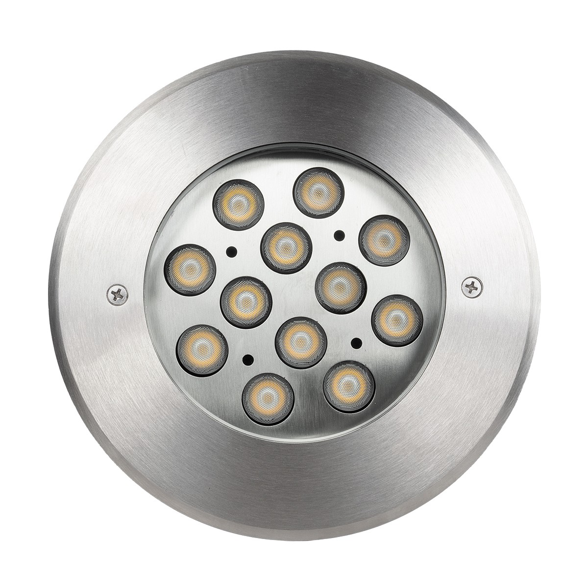 GLOBOSTAR® UNDERWATERTUNI 90420 Υποβρύχιο Χωνευτό Σποτ για Σιντριβάνια/Πισίνες LED 12W 1080lm 30° DC 24V Αδιάβροχο IP68 Θερμό Λευκό 2700K Dimmable - Bridgelux SMD Chip - Ανοξείδωτο Ατσάλι SS304 - Μ18 x Π18 x Υ11cm / Q17.5cm - 3 Χρόνια Εγγύηση - Image 3