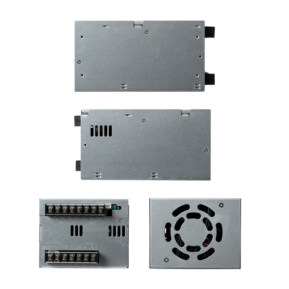 GLOBOSTAR® MEANWELL-PSP600-24 90791 Τροφοδοτικό/Μετασχηματιστής Class I PELV 600W 25A AC 220-240V σε DC 24V IP20 - Ρυθμιζόμενo από DC 20V έως DC 26.4V - Ασημί - Μ17 x Π12 x Υ9.3cm - 3 Χρόνια Εγγύηση - Image 7