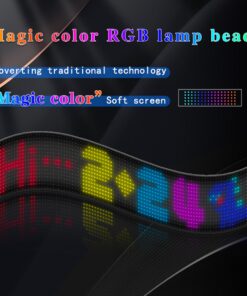 GLOBOSTAR® MATRIX GLB-106-0003 Εύκαμπτη Κυλιόμενη Ψηφιακή Επιγραφή 59.5x12cm P6 96×16 Pixel LED 10W DC 5V 2A με USB 2.0 Αδιάβροχο IP65 Πολύχρωμο RGB – Bluetooth Control μέσω iPIXEL APP – Μ59.5 x Π0.2 x Υ12cm – 2 Χρόνια Εγγύηση
