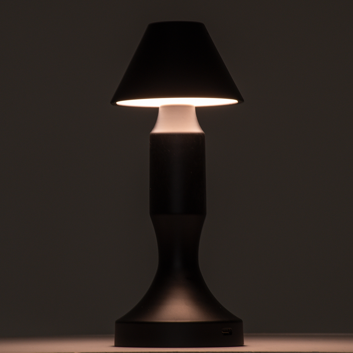 GloboStar® LUNNA 76478 Επαναφορτιζόμενο Επιτραπέζιο Φωτιστικό Πορτατίφ LED 1.5W 105lm 120° DC 5V IP44 CCT Ultra Θερμό 1500K - Φυσικό Λευκό 4500K - Ψυχρό Λευκό 6000K Dimmable Ασημί Πλαστικό - Μ9 x Π9 x Υ23cm - 2 Χρόνια Εγγύηση - Image 10
