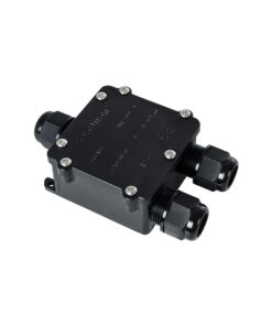 GloboStar® FAST-CONNECT 69915 Τριπλό Υ Αδιάβροχο IP68 Κυτίο Ταχείας Σύνδεσης & Διακλάδωσης Καλωδίων - 3 x Είσοδοι - Εσωτερική Τετραπλή Κλέμα με Συμβατή Διατομή Καλωδίων 4 x 0.5mm² έως 4 x 2.5mm² - 500V 41A Max - Μ13 x Π8 x Υ4cm - Μαύρο - 5 Years Warranty