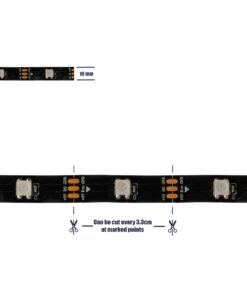GLOBOSTAR® DIGISTRIP 90757 Σετ Ψηφιακής Pixel Addressable Ταινίας με IR Ασύρματο Χειριστήριο LED 36W 2160lm 120° DC 5V με USB 2.0 IP20 150 x SMD5050 Chip 150 x Pixel Πολύχρωμο RGB Dimmable SPI/TTL Protocol – Sanan SMD Chip – Μ500 x Π1 x Υ0.2cm – Ρολό 5 Μέτρων – 2 Χρόνια Εγγύηση