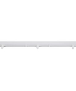 Alternative view of GLOBOSTAR® WALLBASE 77522 Γραμμική Μεταλλική Ροζέτα για Κρέμαση 3 Φωτιστικών - Λευκό - Μ50 x Π5 x Υ4cm
