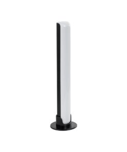 GLOBOSTAR® DIGICOLUMN 76562 Μοντέρνο Επιτραπέζιο Γραμμικό Ψηφιακό Φωτιστικό Digital Pixel Symphony Bar με WiFi Εφαρμογή LED 1.5W 90lm 120° DC 5V με USB-C & Επαναφορτιζόμενη Μπαταρία LiPo 601045 3.7V 280mAh IP20 Πολύχρωμο RGB Dimmable - Μαύρο - Μ5.6 x Π5.6 x Υ21.1cm - 2 Χρόνια Εγγύηση