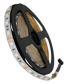 GLOBOSTAR® LUMAR 70029 Ταινία LED 14.4W/m 936lm/m 120° DC 12V IP20 60 x SMD5050 Chip/m Πολύχρωμο RGB Dimmable - Sanan SMD Chip - Μ500 x Π1 x Υ0.2cm - Ρολό 5 Μέτρων - 5 Χρόνια Εγγύηση