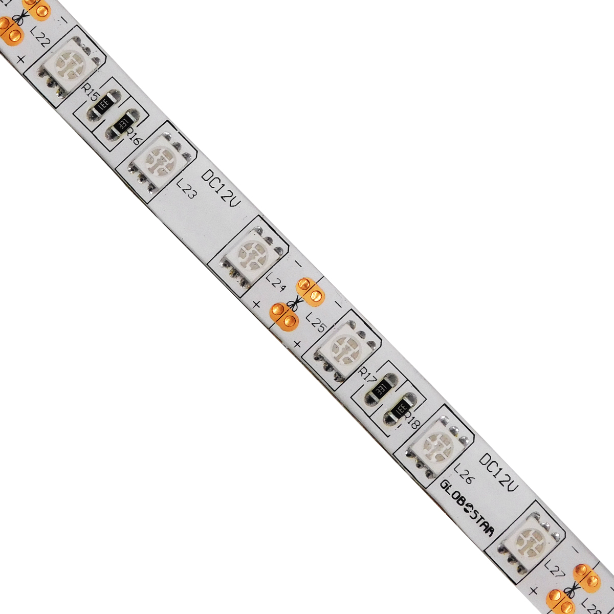 GLOBOSTAR® LUMAR 70125 Ταινία LED 14.4W/m 936lm/m 120° DC 12V Αδιάβροχη IP65 60 x SMD5050 Chip/m Πράσινο Dimmable - Sanan SMD Chip - Μ500 x Π1 x Υ0.2cm - Ρολό 5 Μέτρων - 5 Χρόνια Εγγύηση - Image 3