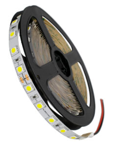 GLOBOSTAR® LUMAR 70220 Ταινία LED 14.4W/m 1440lm/m 120° DC 24V IP20 60 x SMD5050 Chip/m Ψυχρό Λευκό 6000K Dimmable - Sanan SMD Chip - Μ500 x Π1 x Υ0.2cm - Ρολό 5 Μέτρων - 5 Χρόνια Εγγύηση