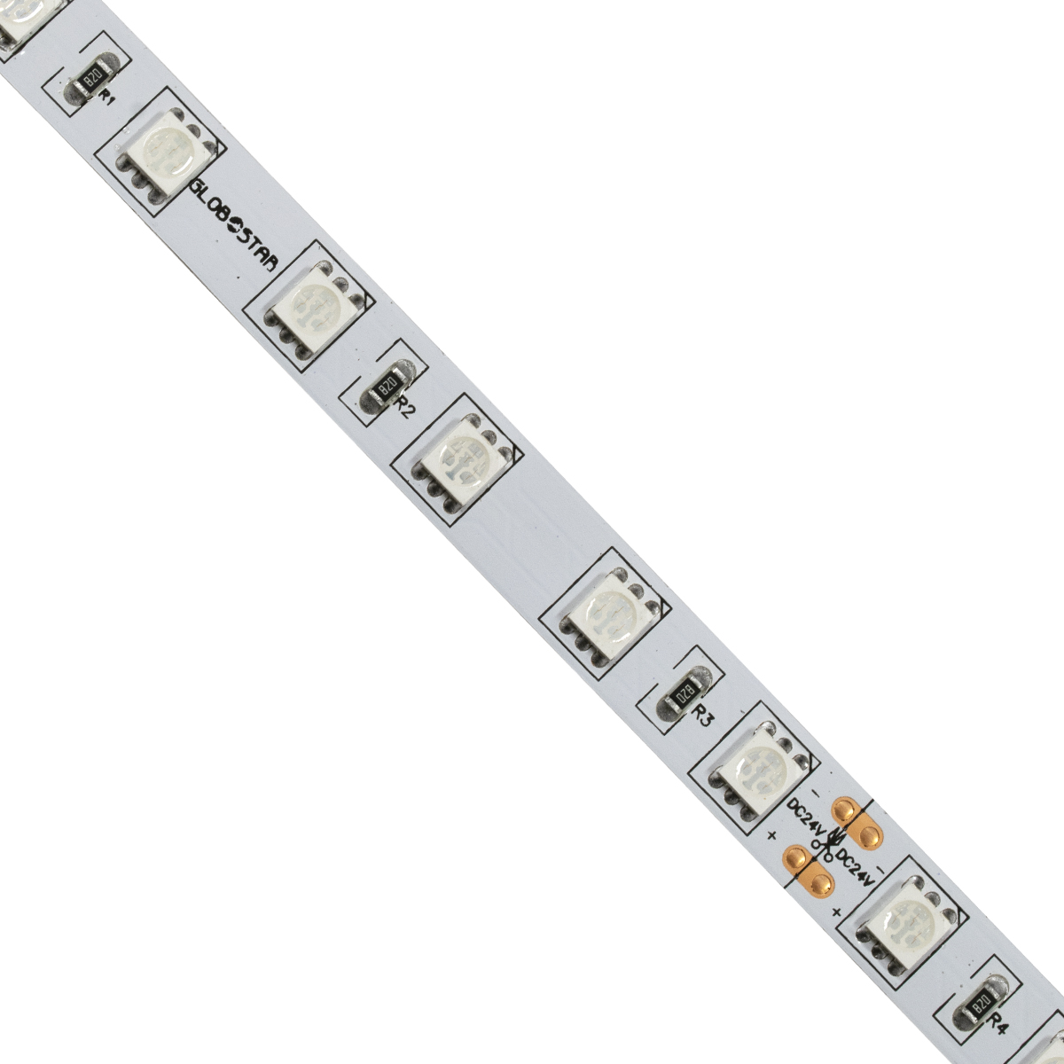 GLOBOSTAR® LUMAR 70226 Ταινία LED 14.4W/m 936lm/m 120° DC 24V IP20 60 x SMD5050 Chip/m Μπλε Dimmable - Sanan SMD Chip - Μ500 x Π1 x Υ0.2cm - Ρολό 5 Μέτρων - 5 Χρόνια Εγγύηση - Image 3