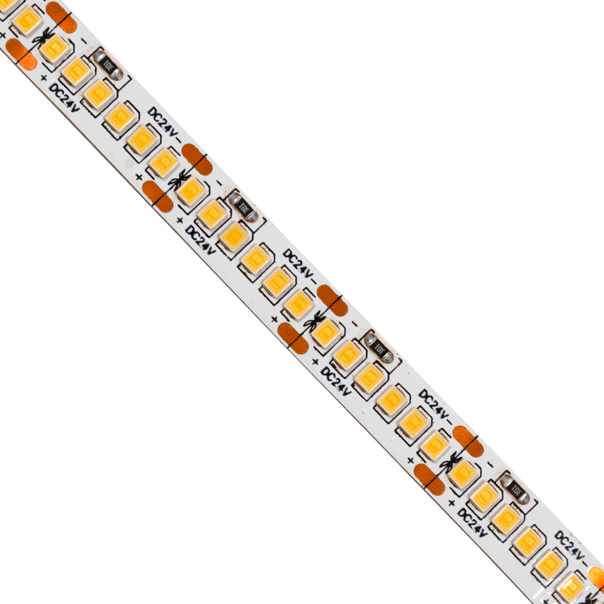 GLOBOSTAR® LUXA 70242 Ταινία LED 16W/m 1760lm/m 120° DC 24V IP20 240 x SMD2835 Chip/m Θερμό Λευκό 2700K Dimmable - Sanan SMD Chip - Μ500 x Π1 x Υ0.2cm - Ρολό 5 Μέτρων - 5 Χρόνια Εγγύηση - Image 3