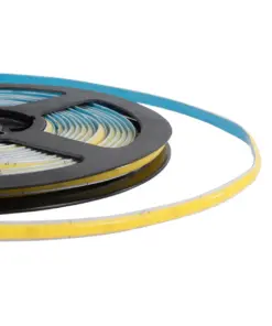 GLOBOSTAR® BEE 70355 Ταινία LED 9W/m 990lm/m 120° DC 24V IP20 384 x COB Chip/m Ψυχρό Λευκό 6000K Dimmable - Sanan COB Chip - Μ500 x Π0.5 x Υ0.2cm - Ρολό 5 Μέτρων - 5 Χρόνια Εγγύηση