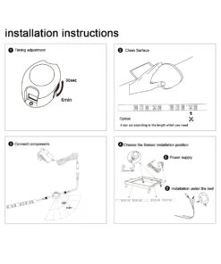 GLOBOSTAR® NIGHTSTEP 70401 Σετ Ταινίας με με Αισθητήρα Κίνησης-Ημέρας-Νύχτας & Τροφοδοτικό LED 6W 600lm 120° AC 220-240V Αδιάβροχο IP65 72 x SMD2835 Φυσικό Λευκό 4500K – Sanan SMD Chip – Μ240 x Π0.8 x Υ0.2cm – Δύο Ρολά 1.2 Μέτρων – 2 Χρόνια Εγγύηση