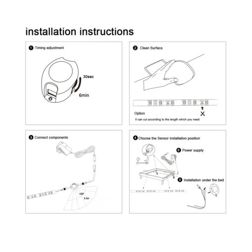 GLOBOSTAR® NIGHTSTEP 70401 Σετ Ταινίας με με Αισθητήρα Κίνησης-Ημέρας-Νύχτας & Τροφοδοτικό LED 6W 600lm 120° AC 220-240V Αδιάβροχο IP65 72 x SMD2835 Φυσικό Λευκό 4500K – Sanan SMD Chip – Μ240 x Π0.8 x Υ0.2cm – Δύο Ρολά 1.2 Μέτρων – 2 Χρόνια Εγγύηση