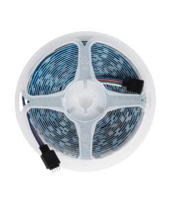 GLOBOSTAR® CHROMAWAVE 70411 Σετ Ταινίας με IR Ασύρματο Χειριστήριο & Τροφοδοτικό LED 36W 2160lm 120° AC 220-240V IP20 150 x SMD5050 Chip Πολύχρωμο RGB Dimmable – Sanan SMD Chip – Μ500 x Π1 x Υ0.2cm – Ρολό 5 Μέτρων – 2 Χρόνια Εγγύηση