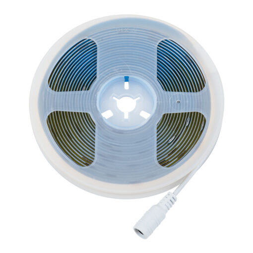 GLOBOSTAR® COBWAVE 70415 Σετ Ταινίας με Τροφοδοτικό LED 48W 4320lm 120° AC 220-240V IP20 1540 x COB Chip Θερμό Λευκό 2700K – Sanan COB Chip – Μ500 x Π1 x Υ0.2cm – Ρολό 5 Μέτρων – 2 Χρόνια Εγγύηση