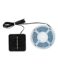 GLOBOSTAR® SOLARSTRIP 70420 Σετ Ταινίας με Αισθητήρα Ημέρας-Νύχτας LED 3W 120lm 120° DC 5V με Φωτοβολταϊκό Panel 5V 0.3W Αδιάβροχο IP65 90 x SMD2835 Chip Θερμό Λευκό 2700K Dimmable – Sanan SMD Chip – Μ300 x Π0.8 x Υ0.3cm – Ρολό 3 Μέτρων – 2 Χρόνια Εγγύηση