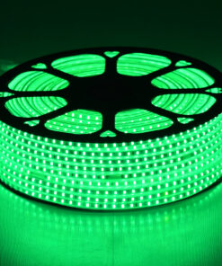 GLOBOSTAR® EPISLIM 70505 Ταινία LED 12W/m 780lm/m 120° DC 220-240V Αδιάβροχη IP65 96 x SMD2835 Chip/m Πράσινο Dimmable - Epistar SMD Chip - Μ100 x Π1 x Υ0.5cm - 3 Χρόνια Εγγύηση