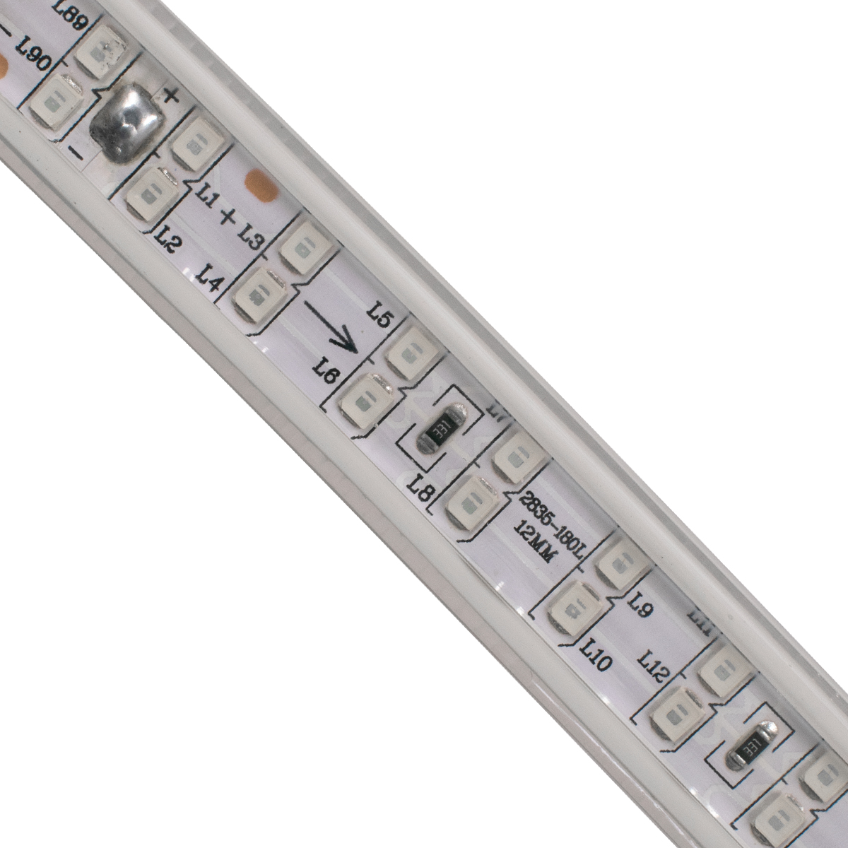 GLOBOSTAR® EPIWIDE 70516 Ταινία LED 24W/m 1560lm/m 120° DC 220-240V Αδιάβροχη IP65 180 x SMD2835 Chip/m Μπλε Dimmable - Epistar SMD Chip - M100 x Π1.6 x Υ0.7cm - 3 Χρόνια Εγγύηση - Image 4
